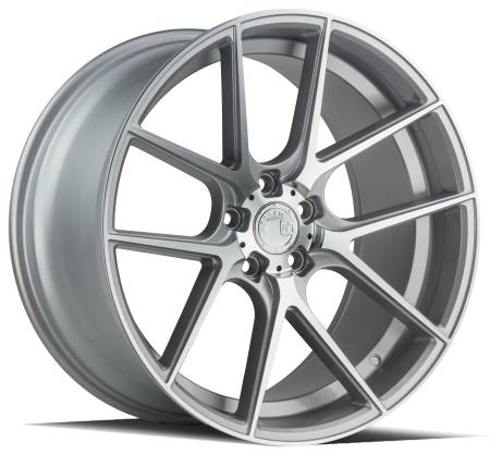 AodHan Wheels - AodHan Wheels Rim AFF3 20x9 5x120 72.6CB ET30 Gloss Silver Machined Face