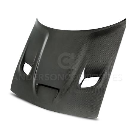 Anderson Composites - Anderson Composites 15-16 Dodge Challenger Hellcat Carbon Fiber Hood