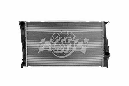 CSF Radiators - CSF 08-12 BMW 135i 3.0L OEM Plastic Radiator