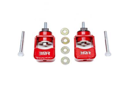 BMR Suspension - BMR 10-15 5th Gen Camaro Motor Mount Kit (Polyurethane) - Red (Spacers Not Included)