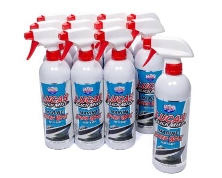 Lucas Oil - Lucas Slick Mist Marine Speed Wax Case 12 x 24oz.