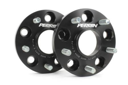 PERRIN Performance - Perrin 17-18 Honda Civic Si 64.1mm Hub 5x114.3 20mm Wheel Spacers (One Pair)