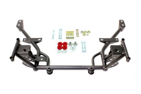 BMR Suspension - BMR 05-14 S197 Mustang K-Member w/ STD. Motor Mounts and STD. Rack Mounts - Black Hammertone