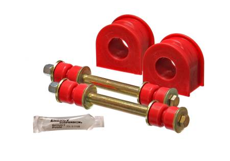 Energy Suspension - Energy Suspension 99-04 Ford F150 Lightning 2WD 31mm Red Front Sway Bar Bushing Set (Inc E/Links)