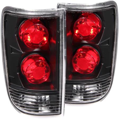 ANZO Headlights, Tail Lights and More  - ANZO 1995-2005 Chevrolet Blazer Taillights Black