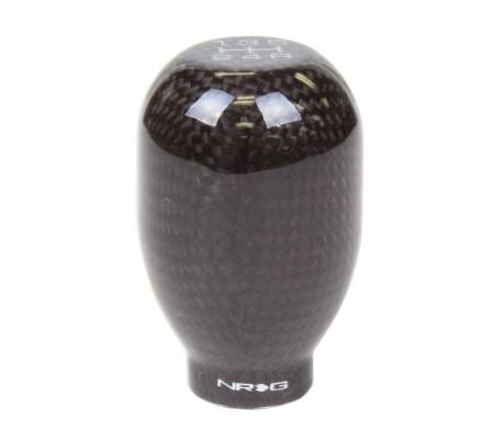 NRG Innovations - NRG Innovations Universal Shift Knob 42mm - Heavy Weight 480G / 1.1Lbs. - Black Carbon Fiber (5 Speed)