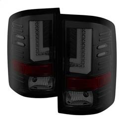 Spyder Auto - Spyder GMC Sierra 14-16 LED Tail Lights Black Smoke ALT-YD-GS14-LBLED-BSM