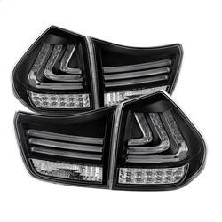 Spyder Auto - Spyder Lexus RX330/RX350 04-09 LED Tail Lights Black ALT-YD-LRX04-LED-BK