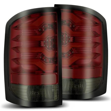 AlphaRex - AlphaRex 14-18 GMC Sierra 1500 PRO-Series LED Tail Lights Red Smoke