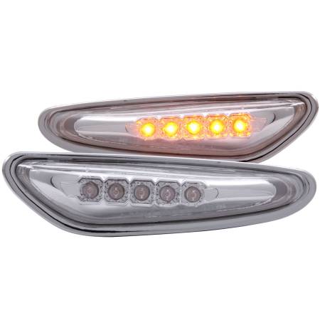 ANZO Headlights, Tail Lights and More  - ANZO 1992-1998 BMW 3 Series E36 LED Smoke