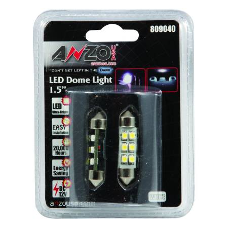 ANZO Headlights, Tail Lights and More  - ANZO LED Dome Light Universal LED Dome Light - 1.5in