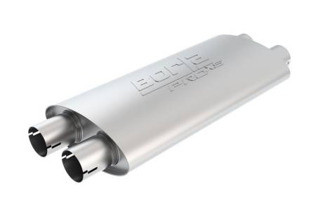 Borla - Borla Universal ProXS Muffler - Oval Dual/Dual Inlet/Outlet 2.5in Tubing 19inx4inx9.5in Case