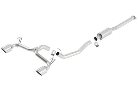 Borla - Borla 09-15 Mitsubishi Lancer Ralliart 2.0L 4cyl MT 6spd AWD Catback Exhaust