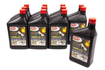 Amalie Motor Oil - Amalie Motor Oil PRO HP Syn Blend 5W-40 Oil Case 12x1Qt