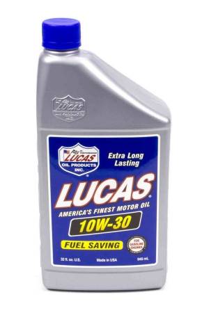 Lucas Oil - Lucas Motor Oil - High Performance - 10W30 - Conventional - 1 qt - Each