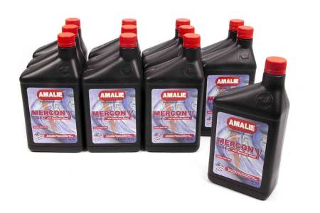 Amalie Motor Oil - Amalie Transmission Fluid - Mercon V - ATF - Semi-Synthetic - 1 qt - Set of 12