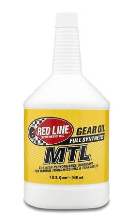 Red Line Synthetic Oil - Red Line Oil MTL 75W80 Manual Transmission Gear Oil GL-4 1 Quart - Case of 12