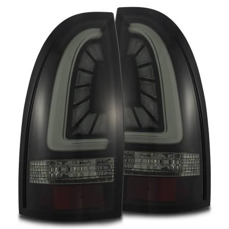 AlphaRex - AlphaRex 05-15 Toyota Tacoma PRO-Series LED Tail Lights Jet Black