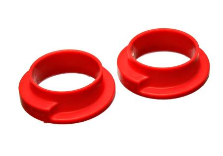 Energy Suspension - Energy Suspension Universal 2-3/16in ID 3in OD 1in H Red Coil Spring Isolators (2 per set)