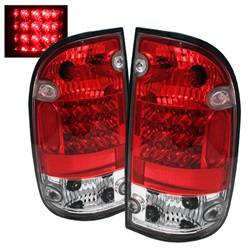 Spyder Auto - Spyder Toyota Tacoma 01-04 LED Tail Lights Red Clear ALT-YD-TT01-LED-RC