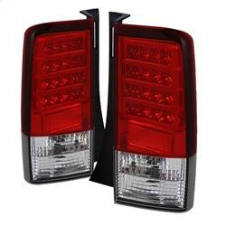 Spyder Auto - Spyder Scion XB 03-07 Version 2 LED Tail Lights Red Clear ALT-YD-TSXB03-LED-V2-RC