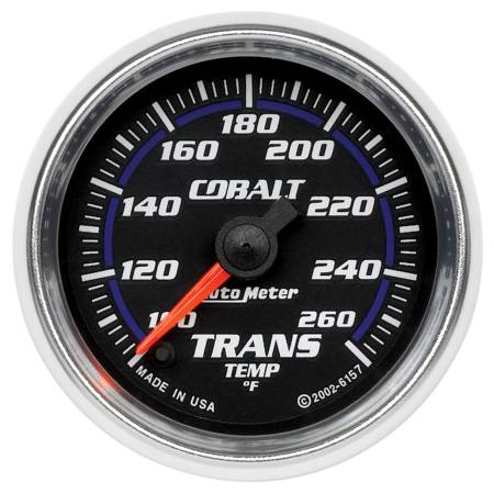 AutoMeter - AutoMeter Cobalt 52mm 100-260 Deg F Electronic Trans Temp Gauge