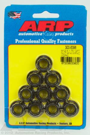 ARP - ARP M12 X 1.75 M14 socket 12pt nut kit 300-8396