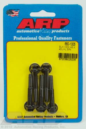 ARP - ARP M6 x 1.00 x 40 hex black oxide bolts 660-1005