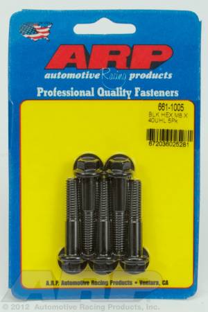 ARP - ARP M8 x 1.25 x 40 hex black oxide bolts 661-1005