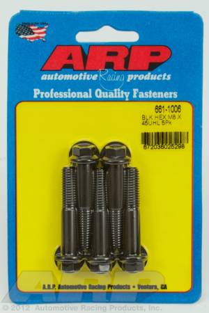 ARP - ARP M8 x 1.25 x 45 hex black oxide bolts 661-1006