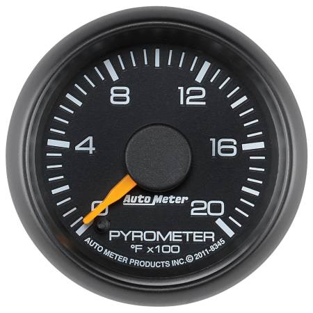 AutoMeter - AutoMeter Factory Match Chevy 2-1/16in FSE 0-2000 Pyro Kit Gauge