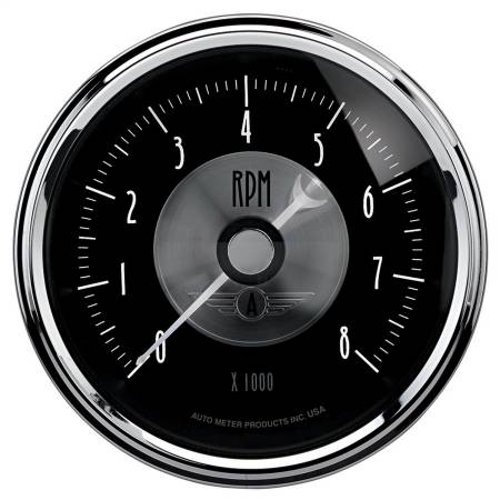 AutoMeter - AutoMeter Prestige Series Black 3-3/8in 8000RPM Tachometer Gauge