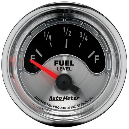 AutoMeter - AutoMeter American Muscle Gauge Fuel Level 2 1/16in 0e To 90f Electric American Muscle