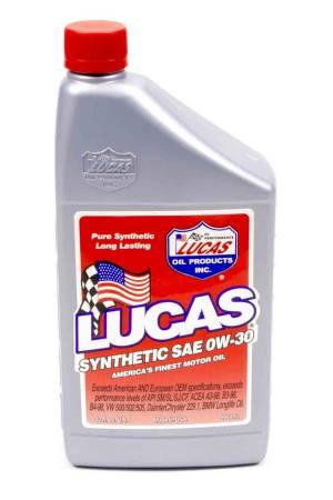 Lucas Oil - Lucas Motor Oil - 0W30 - Synthetic - 1 qt - Each