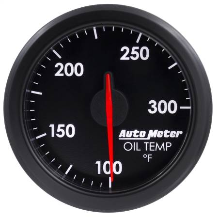 AutoMeter - AutoMeter Airdrive 2-1/6in Oil Temp Gauge 100-300 Degrees F - Black