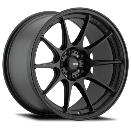 Konig Wheels - Konig Wheels Rim Dekagram 15X8 4X100 ET25 Semi-Matte Black