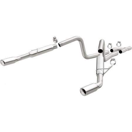 MagnaFlow Exhaust Products - MagnaFlow Sys Cat-Back 05-09 Mustang V6 Duals