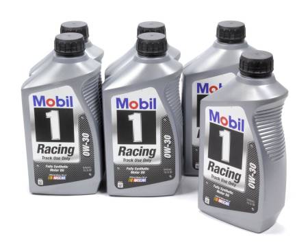 Mobil 1 - Mobil 1 Motor Oil - Racing - 0W30 - Synthetic - 1 qt - Set of 6