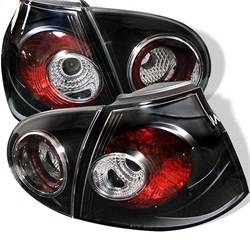 Spyder Auto - Spyder Volkswagen Golf V 06-09 Euro Style Tail Lights Black ALT-YD-VG03-BK