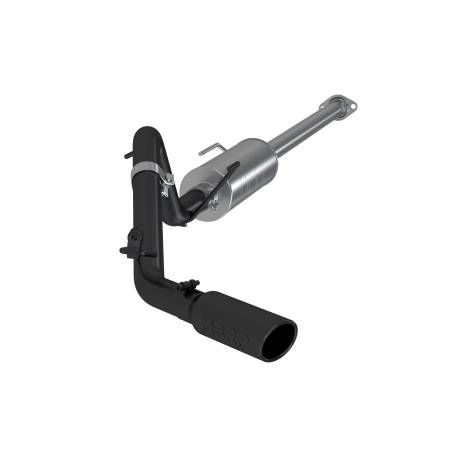 MBRP Exhaust - MBRP 09-14 Toyota Tacoma 4.0L EC/CC Cat-Back Single Exit AL - Black