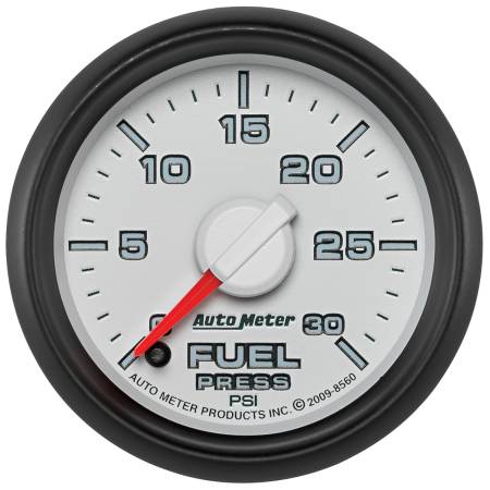 AutoMeter - AutoMeter Factory Match 52.4mm Full Sweep Electronic 0-30 PSI Fuel Pressure Gauge