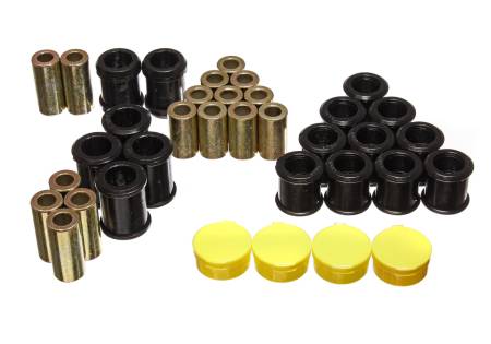 Energy Suspension - Energy Suspension 95-98 Nissan 240SX (S14) Black Rear Control Arm Bushing Set (Must reuse existing o