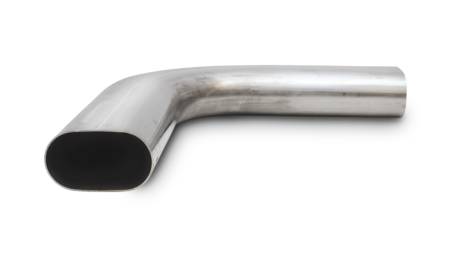 Vibrant Performance 3.5in Oval (Nominal Size) T304 SS 90 deg Mandrel Bend 6in x 6in leg lengths