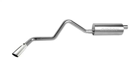 Gibson Performance Exhaust - Gibson 87-93 Ford Bronco Custom 5.0L 3in Cat-Back Single Exhaust - Aluminized