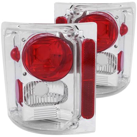 ANZO Headlights, Tail Lights and More  - ANZO 1973-1987 Chevrolet C 10 Taillights Chrome