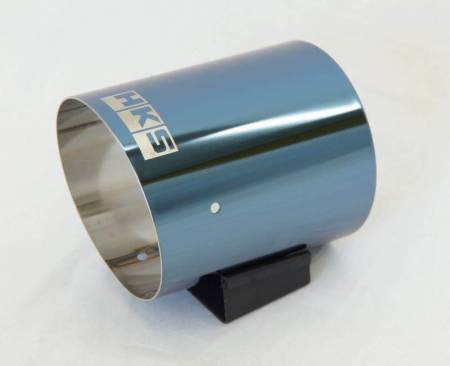 HKS - HKS Hi-Power SPEC-L Tail Tip Cover 94mm - Blue-SUS Tip