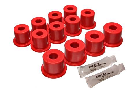 Energy Suspension - Energy Suspension 80-86 Nissan 720 & Hardbody Pickup 2WD Red Rear Leaf Spring Bushing Set