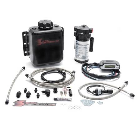 Snow Performance - Snow Performance Stage 3 Boost Cooler EFI 2D MAP Progressive Water-Methanol Injection Kit (Stainless Steel Braided Line, 4AN Fittings)