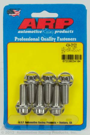 ARP - ARP LS1 LS2 SS 12pt motor mount bolt kit 434-3101