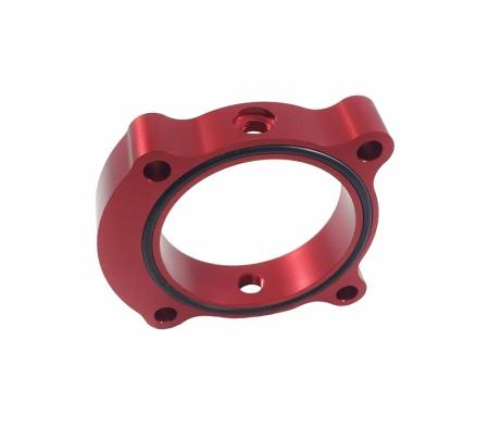 Torque Solution - Torque Solution Throttle Body Spacer (Red): Kia Optima 2.0T